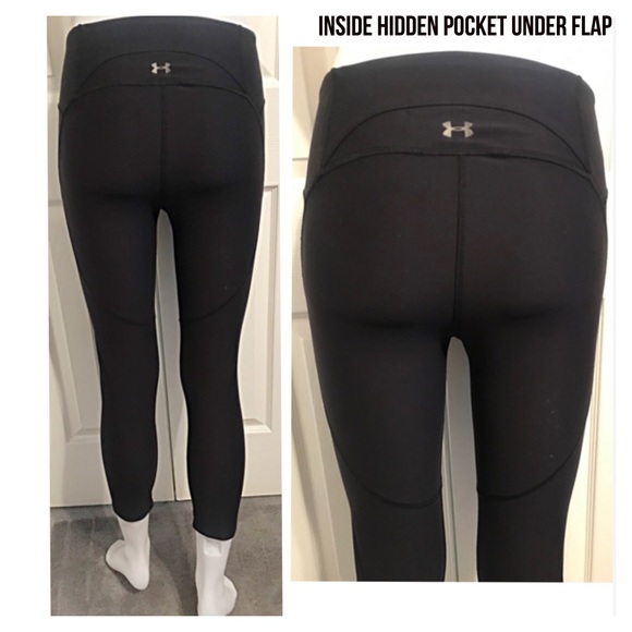 Under Armour Vanished Black Ankle Cropped Leggings - Picture 5 of 10